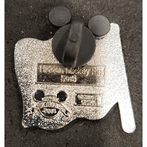 Disney Trading Pin WOD Fun Icons Classic White D Flag Hidden Mickey 2008 - Picture 2 of 3